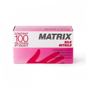 Перчатки медицинские диагностические нитриловые MATRIX сиреневый Nitrile (100шт) S