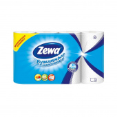 Двухслойные бумажные полотенца Zewa  (продаются по 4 шт)