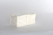 Салфетки 33*33 см., 2-слойные белые 200 шт.