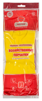 Перчатки резиновые "М" "ТЕХТОР"  Продаются по 12 пар